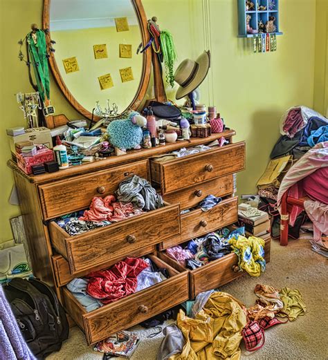 Messy room in kindergarten with drawings on furniture, clutter and trash. How to Clean a Messy Room Quickly - Dengarden