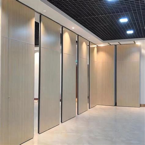 Customized Soundproof Acoustic Panel Folding Sliding Operable Office