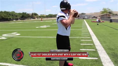 Quarterback Academy Warm Up And Throwing Mechanics Stance Youtube
