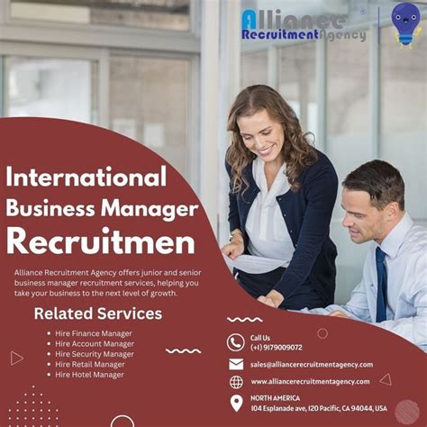 Regional Business Manager Recruitmentbusiness Manager Recruitmenthire