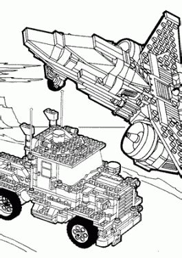 World out airplane coloring page. Lego coloring pages for kids to print and color