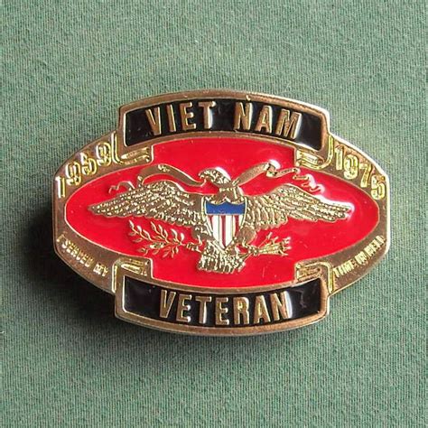 Vietnam Veteran I Served My Time In Hell Belt Buckle