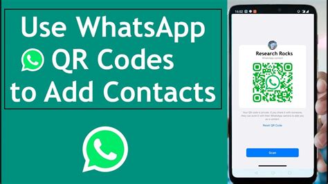 How To Use Whatsapp Qr Codes To Add Contacts Youtube