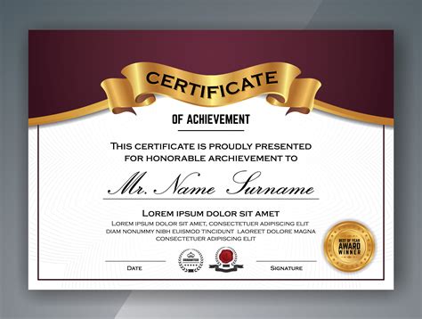 Free Printable Certificate Border Templates Best Template Ideas