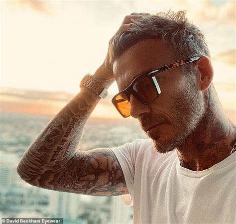 David Beckham Models Shades From His Spring Summer 2021 Collection