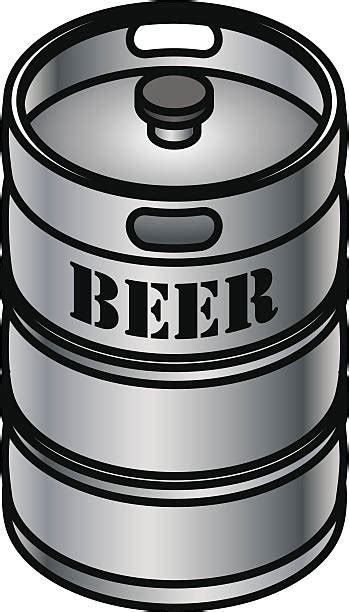 Keg Beer Alcohol Metal Draught Illustrations Royalty Free Vector