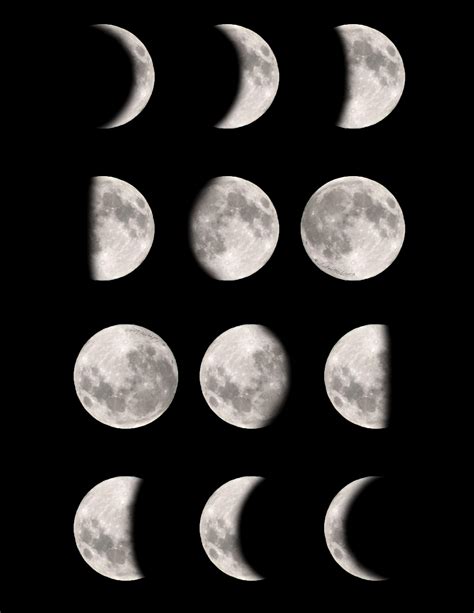 Moon Phases Free Downloadable And Printable Moon Wall Art Moon