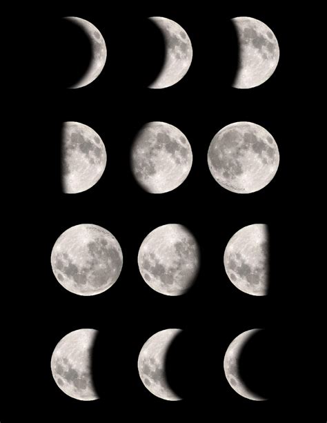 Moon Phases Free Downloadable And Printable Best Crafts For Teens