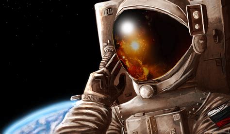 Astronaut Wallpaper Astronaut Space Earth Russian Hd Wallpaper