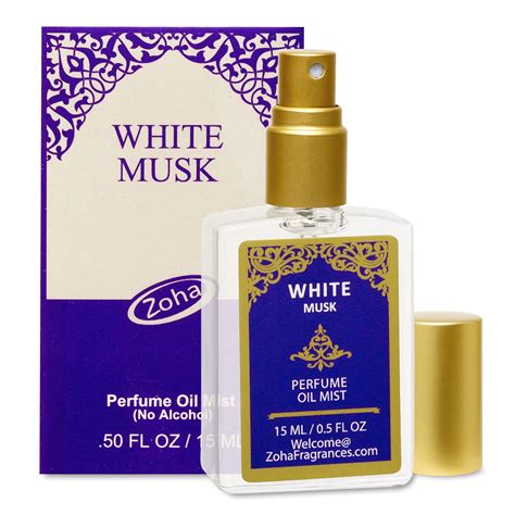 White Musk Perfume Oil Mist No Alcohol Essential Oils And Clean Beauty Hypoallergenic Vegan