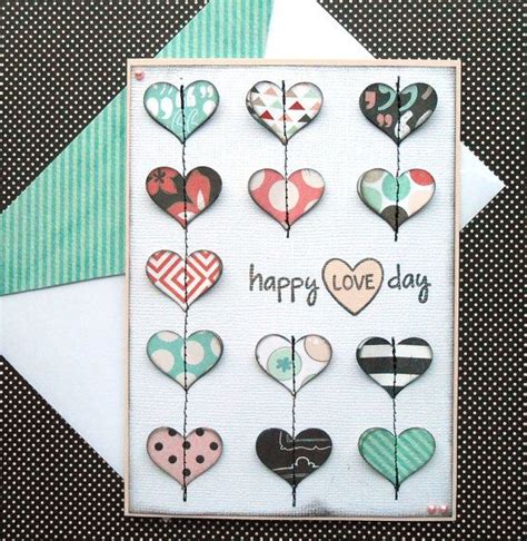 Valentines Day Card With Matching Embellished Envelope Love Day Happy Love Day Love Days