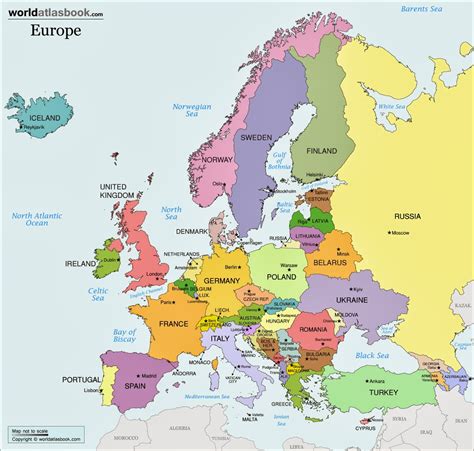 6th Social Studies Europe Map Quiz