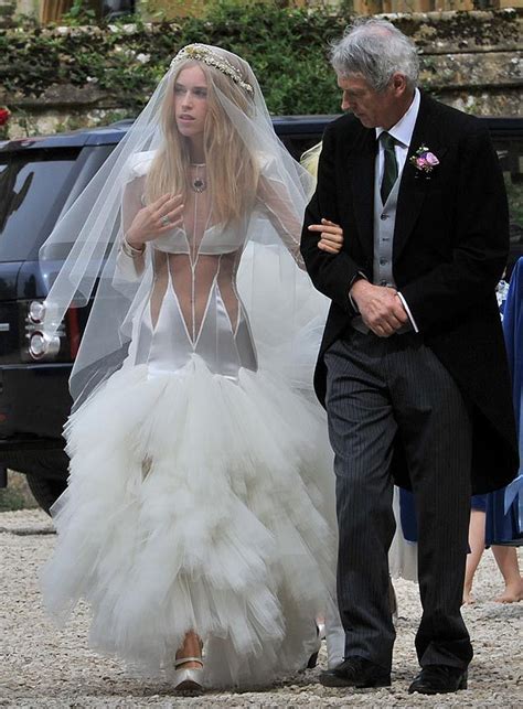 Lady Mary Charteris Who Chose A Risque Dress Is Being Led To The