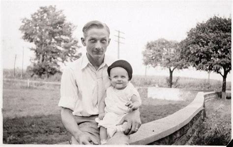 Baby James Dean With His Father Winton Dean Circa 1931 James Dean