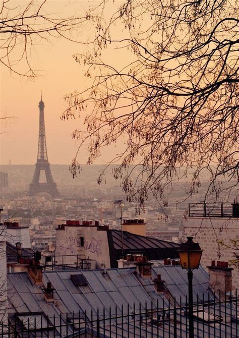 The Eiffel Tower From Montmartre Montmartre Paris Paris Paris Paris