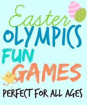 Fun and Cheap Easter Party Games: Easter Olympics | Easter party games, Easter games, Easter party