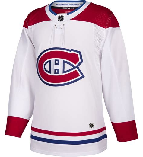 Shop authentic montreal canadiens jerseys that feature official team graphics in home and away styles, including habs breakaway jerseys, alternate jerseys, vintage canadiens jerseys and more. Montreal Canadiens Adidas Authentic Away NHL Hockey Jersey