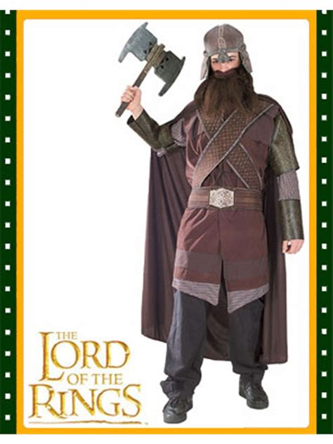 Adult Large Lord Of The Rings Gimli Dwarf Costume