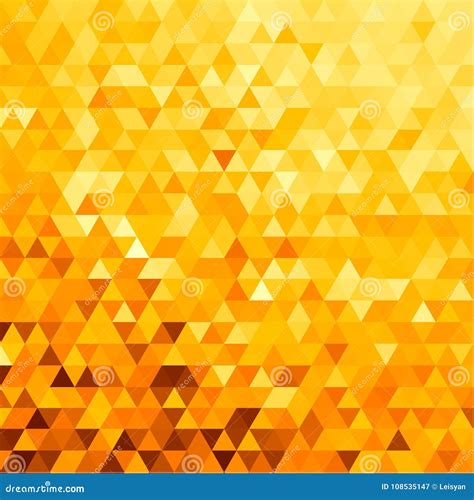 Abstract Yellow Geometric Pattern Stock Vector Illustration Of Modern