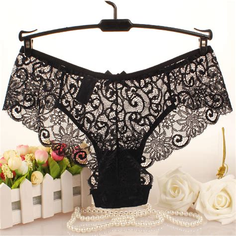 Buy Sexy Women Floral Lace Thongs Panties Briefs Underwear Lingerie At Affordable Prices — Free