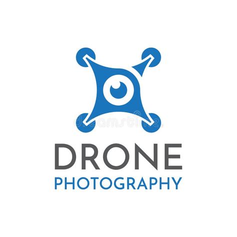 Drone Photography Logo Design Stock Vector Illustration Of Label