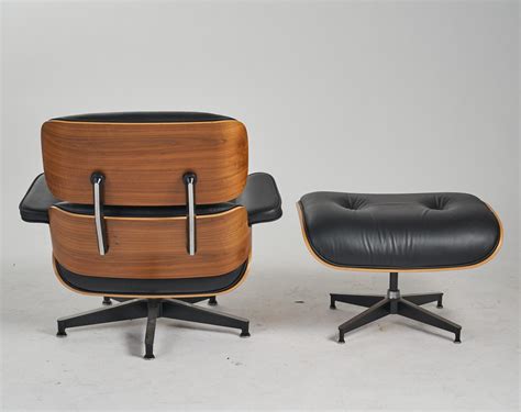 A Charles And Ray Eames Lounge Chair And Ottoman