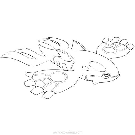 Kyogre From Pokemon Coloring Pages