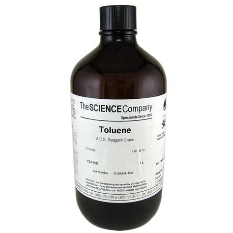 Toluene Toluol 1l Reagent Acs 99 7 Solvent Paint Remover Nail Polish Ebay