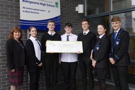 Fourth Year Blairgowrie High Pupils Win £3000 For Local Charity