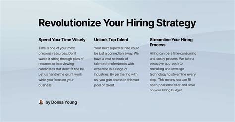 Revolutionize Your Hiring Strategy