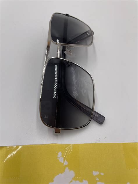 Louis Vuitton Sunglasses Damier Attitude Z0260u Unisex Silver Black Gray Ebay