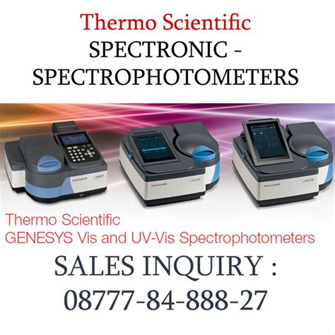 Jual Spectronic Spectrophotometers Genesys 30 40 50 Vis Uv Vis