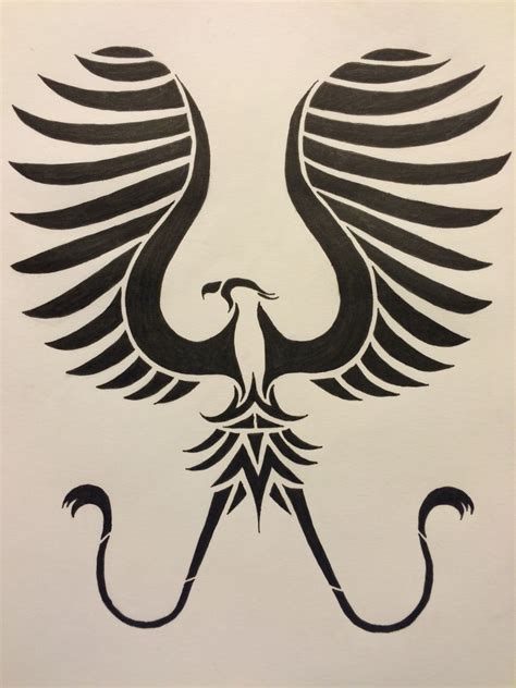 The Phoenix Tribal Tattoos Art Tribal