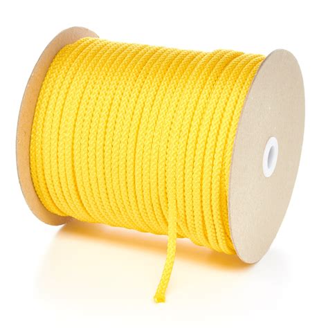 6mm Yellow Polypropylene Cord Kalsi Cords Uk Manufacturer