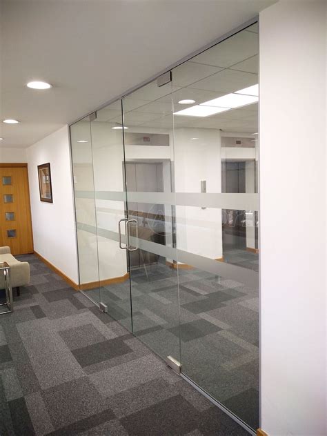 Interior Frameless Glass Double Doors For Eagle Installations Limited