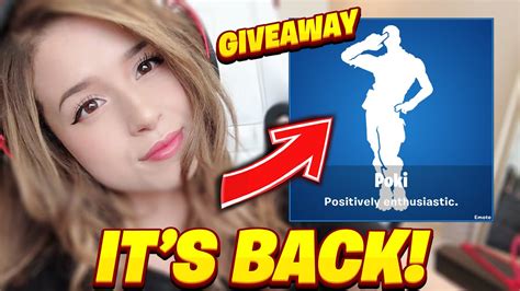 Poki Emote Is Back In The Itemshop Poki Dance How To Win A Free