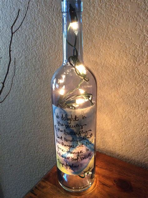 Angelou had a broad career as a singer, dancer, actress, composer, and hollywood's first female black director, but became most famous as a writer, editor, essayist, playwright,. Wine Bottle Light, Maya Angelou Quote, Butterfly, Wine ...