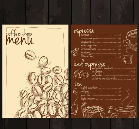 46 Sample Of Coffee Shop Menu Images Sample Shop Design