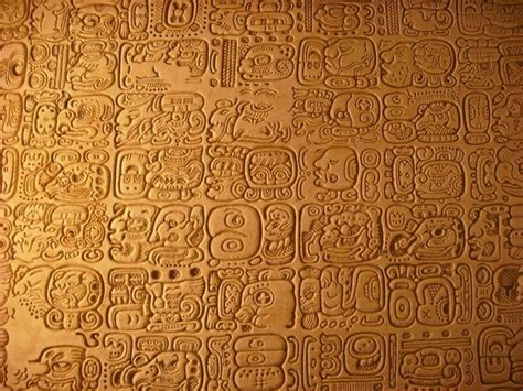 Mayan Hieroglyphs Photo