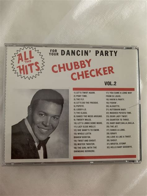 All The Hits By Chubby Checker For Your Dancin Party Cd Vol 2 Ebay