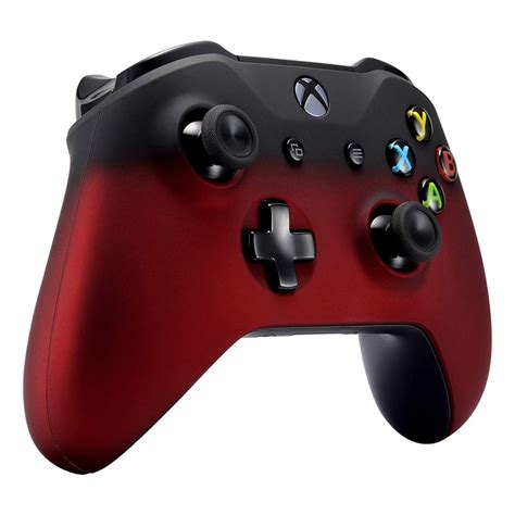 Custom Xbox One S Blackred Controller Faceplate Mod No Controller Exooto Media