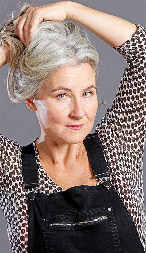 Stylish And Playful Going Gray Gracefully Aging Gracefully Long Gray Hair Grey Hair Silver