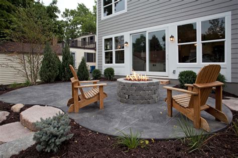 25+ Concrete Patio Outdoor Designs, Decorating Ideas | Design Trends