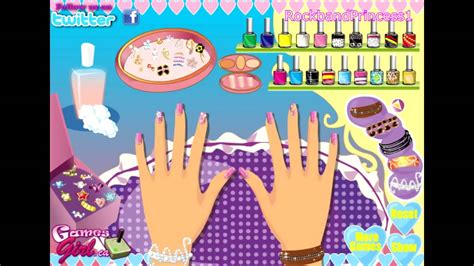 Barbie Nail Polish Salon Manicure Makeover Games Online Free For Kids