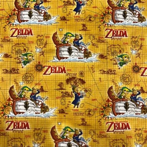 Nintendo Design Legend Of Zelda Fabric For Crafting And Sewing
