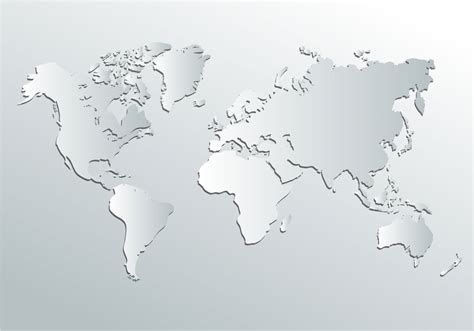 White World Map Vector Download Free Vectors Clipart