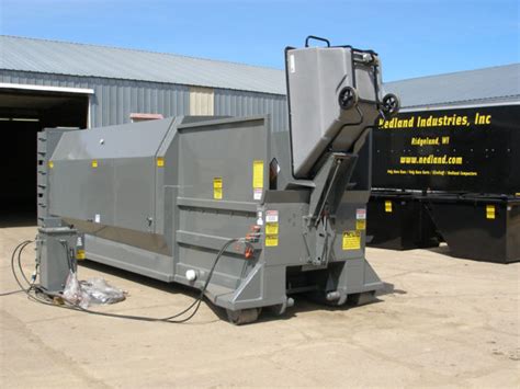 2 Yard Self Contained Compactor With 35 Cubic Yard Container Nedland