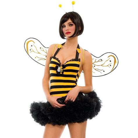 Music Legs Cute Bumble Bee Costume Sexy Tutu Bumble Bee Adult Womens