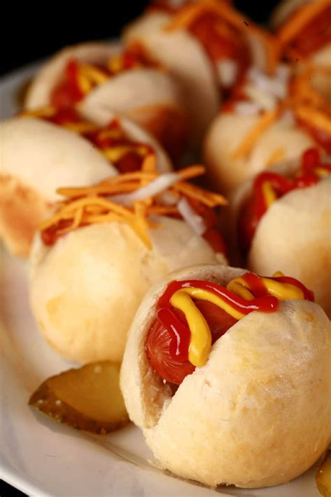 Hot Dog Sliders Recipe Mini Slider Buns Celebration Generation