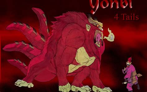 Naruto Tailed Beasts The Four Tails Son Gokū Its Most Recent